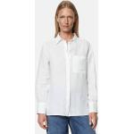 Reduzierte Weiße Marc O'Polo Nachhaltige Regular Fit Hemden für Damen Größe L 