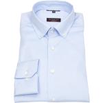 Hellblaue Eterna Button Down Kragen Hemden mit Button-Down-Kragen aus Baumwolle für Herren 