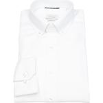 Weiße Eterna Button Down Kragen Hemden mit Button-Down-Kragen aus Baumwolle für Herren 