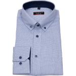Blaue Redmond Button Down Kragen Hemden mit Button-Down-Kragen aus Baumwolle für Herren 