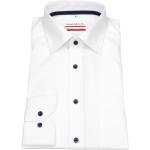Weiße Marvelis Kentkragen Hemden mit Kent-Kragen aus Baumwolle für Herren 