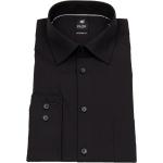 Schwarze pure Kentkragen Hemden mit Kent-Kragen aus Baumwolle für Herren Größe M 