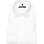 Weiße Langärmelige CasaModa Kentkragen Hemden mit Kent-Kragen aus Baumwolle für Herren 