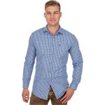 Blaue Spieth & Wensky Stehkragen Stehkragenhemden für Herren Größe 4 XL 