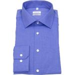 Blaue Seidensticker Nachhaltige Kentkragen Hemden mit Kent-Kragen aus Baumwolle für Herren 