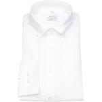 Weiße Seidensticker Nachhaltige Button Down Kragen Slim Fit Hemden aus Baumwolle für Herren 