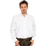 Weiße Almsach Stehkragen Stehkragenhemden für Herren Größe 3 XL für den für den Frühling 