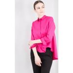 Reduzierte Pinke Langärmelige IMPERIAL Hemdblusen aus Baumwollmischung für Damen Größe XS 