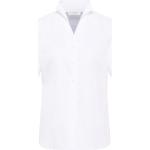 Weiße Elegante Kurzärmelige Eterna Hemdblusen für Damen Größe XL 