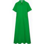 Grüne COS Midi Taillierte Kleider für Damen Größe XS 