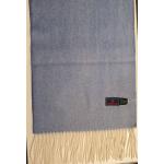 Blaue Unifarbene Elegante Kaschmir-Schals aus Wolle für Herren 