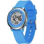 Blaue Wasserdichte Armbanduhren mit Digital-Zifferblatt 