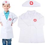 Reduzierte Weiße Arzt-Kostüme für Kinder 