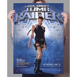 hengyuanxiang Klassischer Action-Abenteuerfilm Lara Croft Tomb Raider Familie Wand-Art-Deco-Poster Angelina Jolie Mit Leinwandmaterial G725 50X70Cm
