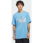 Hellblaue adidas Nora T-Shirts für Herren Größe XXL 
