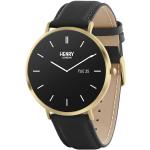 Henry London Herren Digital Quarz Uhr mit Leder Armband HLS65-0008