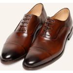Dunkelbraune Business Henry Stevens Hochzeitsschuhe & Oxford Schuhe mit Schnürsenkel aus Glattleder leicht für Herren Größe 42,5 