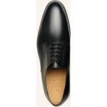 Schwarze Business Henry Stevens Derby Schuhe mit Schnürsenkel aus Glattleder leicht für Herren Größe 41 
