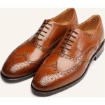 Braune Business Henry Stevens Hochzeitsschuhe & Oxford Schuhe mit Schnürsenkel aus Glattleder leicht für Herren Größe 43,5 