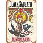 Schwarze Industrial Black Sabbath Poster aus Zinn 