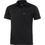 Reduzierte Schwarze Kurzärmelige Henson & Henson Kurzarm-Poloshirts mit Reißverschluss aus Jersey für Herren Größe XL 