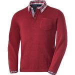 Reduzierte Rote Henson & Henson 2 in 1 Pullover aus Baumwolle für Herren Übergrößen 