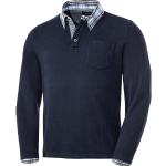 Reduzierte Marineblaue Henson & Henson 2 in 1 Pullover aus Baumwolle für Herren Übergrößen 