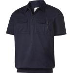 Reduzierte Marineblaue Henson & Henson T-Shirts aus Samt für Herren Übergrößen 