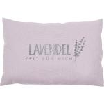 Lavendelfarbene Mediterrane Herbalind Kräuterkissen aus Wolle 