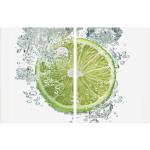 Limettengrüne Bilder-Welten Herdabdeckplatten 