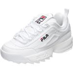 Reduzierte Weiße Fila Disruptor Low Sneaker aus Leder für Damen Größe 37 