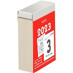 Weiße Herlitz Kalender 2023 aus Papier 