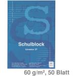 herlitz Haushaltsnotizblock A6 60 g 50 Blatt kariert holzfreies Papier 