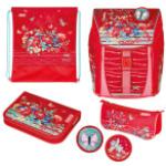 Rote Vintage Herlitz Schlampermäppchen aus Polyester zum Schulanfang 