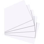 Weiße Herlitz Karteikarten DIN A7 aus Papier 100-teilig 