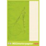 Herlitz Millimeterpapier DIN A4, 80g, 25 Blatt 