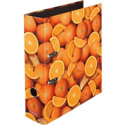 (3.36 EUR / Stück) Herlitz Motivordner maX.file Fruits Orangen 10626190, A4 80mm breit 4008110240282 Herlitz