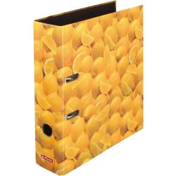 (3.44 EUR / Stück) Herlitz Motivordner maX.file Fruits Zitronen 10546901, A4 80mm breit 4008110230429 Herlitz