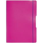 Herlitz my.book flex - Pink Notizheft kariert und liniert A4 2x 40 Blatt, gelocht mit Mikroperforation