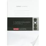 Weiße Herlitz Notizbücher & Kladden DIN A4 aus Papier 