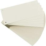 Weiße Herlitz Trennstreifen & Trennlaschen aus Pappe 100-teilig 