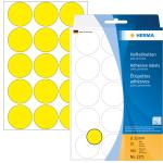 Gelbe Herma selbstklebende Etiketten 