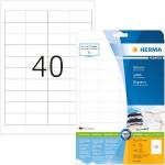 Weiße Herma Premium selbstklebende Etiketten aus Papier 