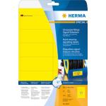 Gelbe Herma wetterfeste Etiketten DIN A4 