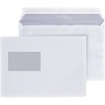 Weiße Viking Bürobedarf Briefumschläge mit Fenster DIN C5 aus Papier 