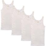 HERMKO 2000 4er Pack Mädchen Unterhemd aus 100% Baumwolle, Tank Top , Farbe:weiß, Größe:164