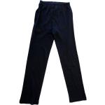 HERMKO 984 Homewear Hose für Damen und Herren aus Baumwolle, Kur, Gymnastik mit Tasche, Farbe:marine, Größe:36/38 (S)
