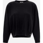 Schwarze Herno Kaschmir-Pullover aus Wolle für Damen Größe S 