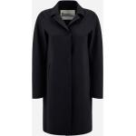 Schwarze Elegante Herno Maxi Trenchcoats lang durchsichtig aus Polyamid für Damen Größe S für den für den Sommer 