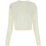 Reduzierte Elfenbeinfarbene Herno Damensweatshirts aus Wolle Größe S für den für den Winter 